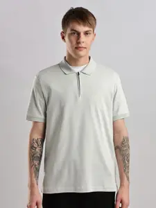 Calvin Klein Jeans Men Polo Collar Organic Cotton Pockets T-shirt