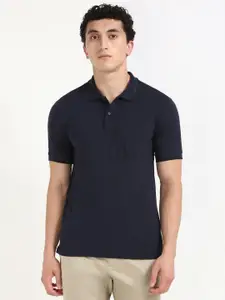 Calvin Klein Jeans Men Polo Collar Organic Cotton Slim Fit T-shirt