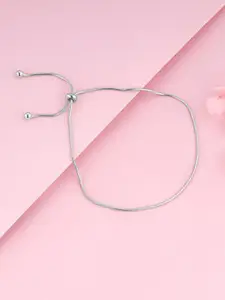 GIVA 925 Silver Rhodium-Plated 925 Silver Anklet