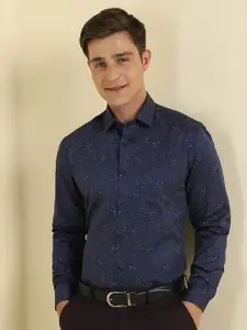 Allen Solly Men Slim Fit Floral Opaque Printed Formal Shirt