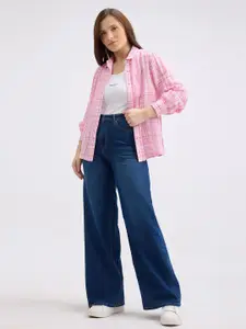 Pepe Jeans Women Opaque Checked Casual Shirt