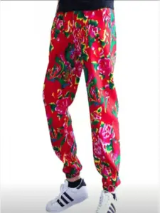 HERE&NOW Men Floral Joggers Trousers