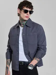 Snitch Men Relaxed Opaque Casual Shirt