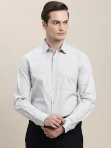 Turtle Men Standard Slim Fit Opaque Printed Formal Shirt