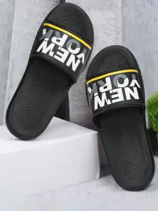 Genial Men Printed Rubber Sliders