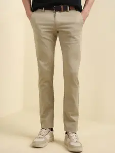 Allen Solly Men Printed Ultra Slim Fit Trousers