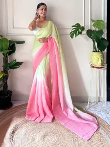 Saree mall Ombre Pure Chiffon Ready to Wear Sarees