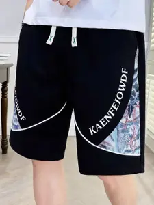 StyleCast Men Typography Printed Shorts