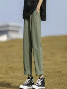 HERE&NOW Men Straight Fit Trousers