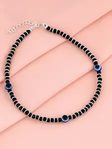 GIVA Nazariya Set Of 2 925 Sterling Silver Rhodium-Plated Anklet