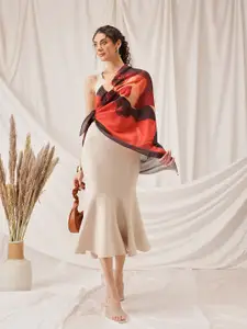 Silk Land Women Printed Soft Cotton Scarf