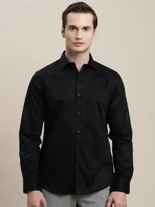 Turtle Men Standard Slim Fit Opaque Formal Shirt