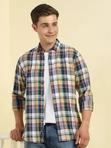 Allen Solly Men Custom Opaque Checked Casual Shirt