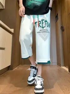 StyleCast Men Typography Printed Shorts