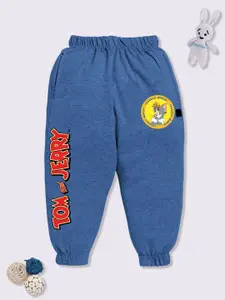 YK X Minute Mirth Boys Pure Cotton Tom & Jerry Printed Relaxed Fit Joggers