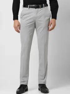 Van Heusen Men Printed Slim Fit Trousers