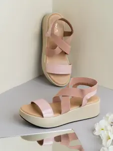 Inc 5 Striped Party Flatform Sandals