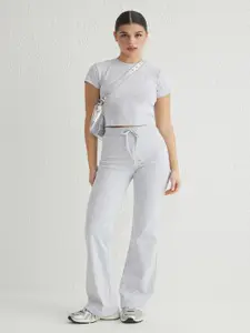 Trendyol Round Neck T-Shirt & Trousers