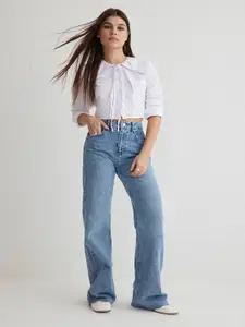 Trendyol Women Low Distress Light Fade Jeans