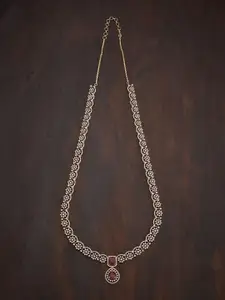 Kushal's Fashion Jewellery Copper Gold-Plated Necklace