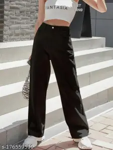 Metronaut Women Comfort Wide Leg Jeans