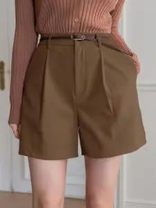 AAHWAN Women High-Rise Shorts