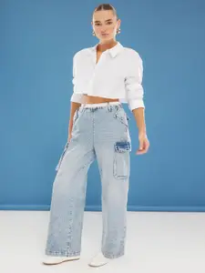 Trendyol Women Low Distress Heavy Fade Jeans