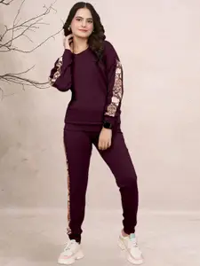 DTR FASHION Round Neck T-shirt With Joggers Co-Ords