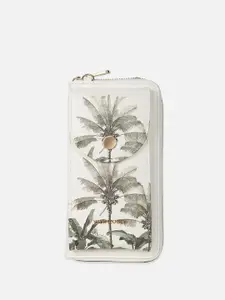 Van Heusen Woman Women Floral Printed Leather Zip Around Wallet