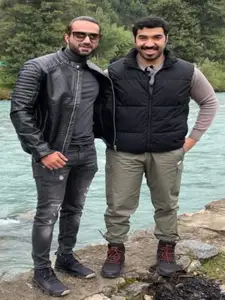 NOORA Men Leather Biker Jacket