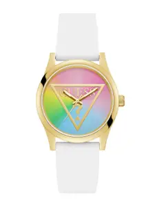 GUESS Women Brass Dial & Straps Analogue Watch U1440L2M