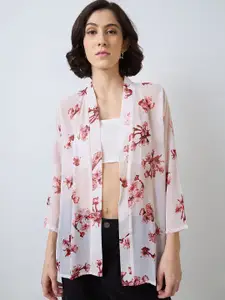 SZN Floral Print Shrug
