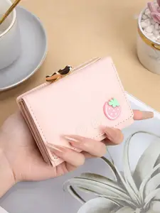 VALERIE Women Printed PU Three Fold Wallet