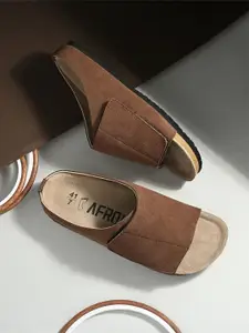 AfroJack Men Leather Clogs Sandals