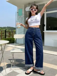 Metronaut Women Comfort Wide Leg Jeans