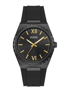 GUESS Men Brass Dial & Straps Analogue Watch U1451G1M