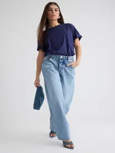 Trendyol Women Highly Distressed Heavy Fade Jeans