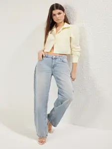 Trendyol Women Low Distress Heavy Fade Jeans