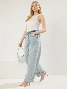 Trendyol Women Highly Distressed Heavy Fade Jeans