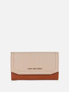 Van Heusen Woman Women Colourblocked Leather Two Fold Wallet