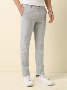 U.S. Polo Assn. Men Printed Slim Fit Trousers