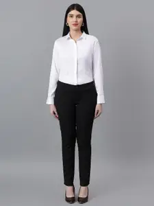 Cantabil Women Original Slim Fit Opaque Formal Shirt