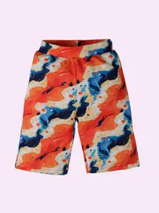 KiddoPanti Boys Printed Cycling Shorts