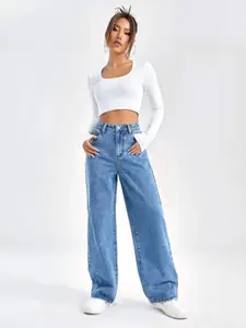 Metronaut Women Comfort Wide Leg Jeans