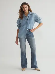 Trendyol Women Low Distress Heavy Fade Jeans