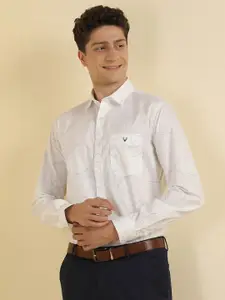 Allen Solly Men Slim Fit Opaque Printed Formal Shirt