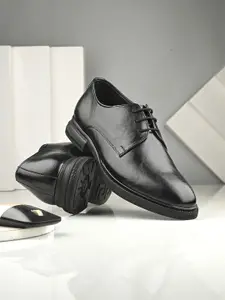 INVICTUS Men Black Formal Derbys