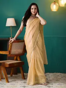 RACHNA Polka Dot Organza Saree