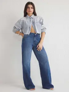 Trendyol Women Low Distress Light Fade Jeans