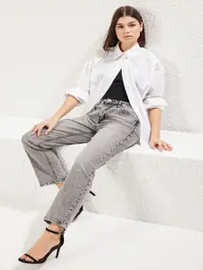 Trendyol Women Mildly Distressed Heavy Fade Jeans